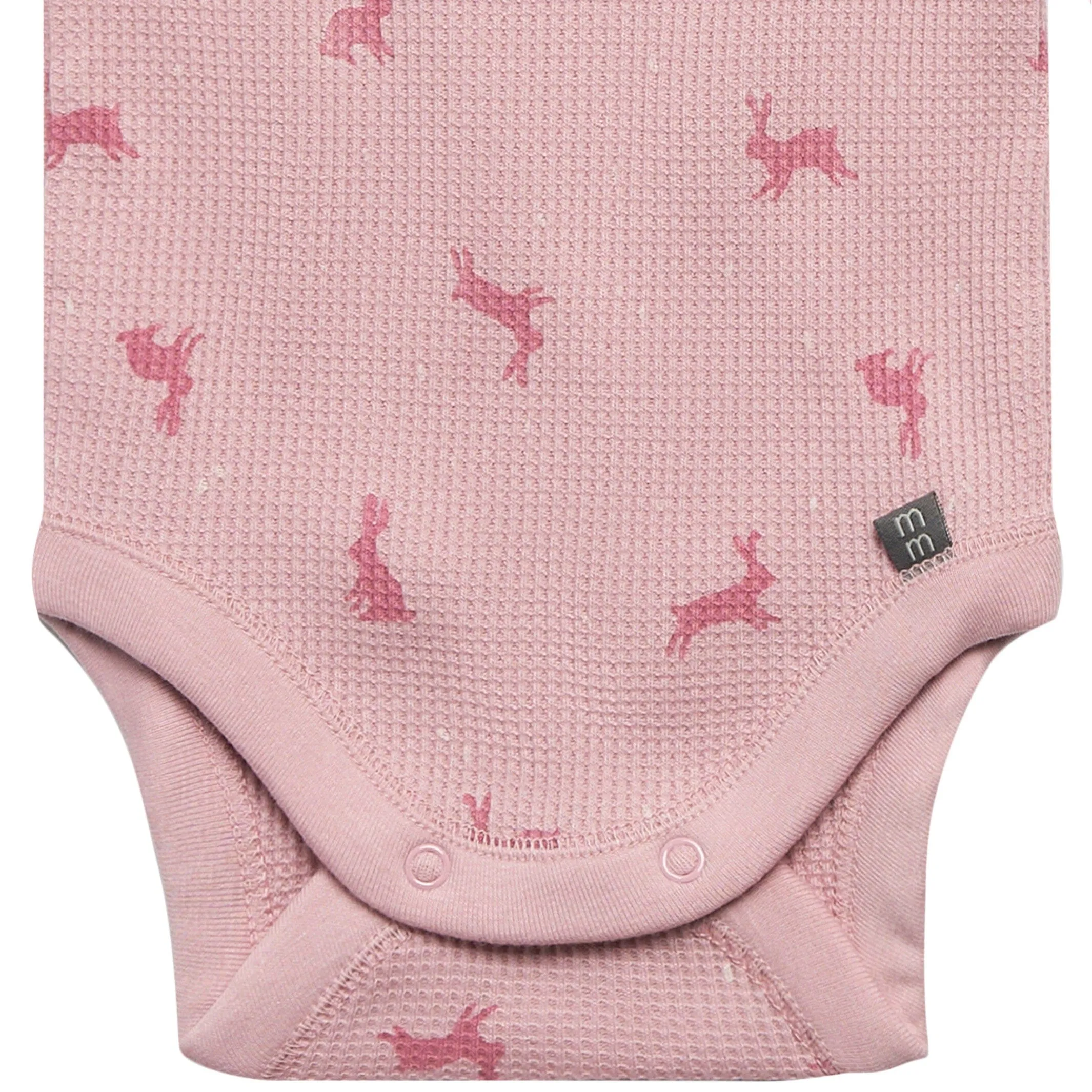 2-Piece Baby Girls Pink Bunnies Bodysuit and Pant Set