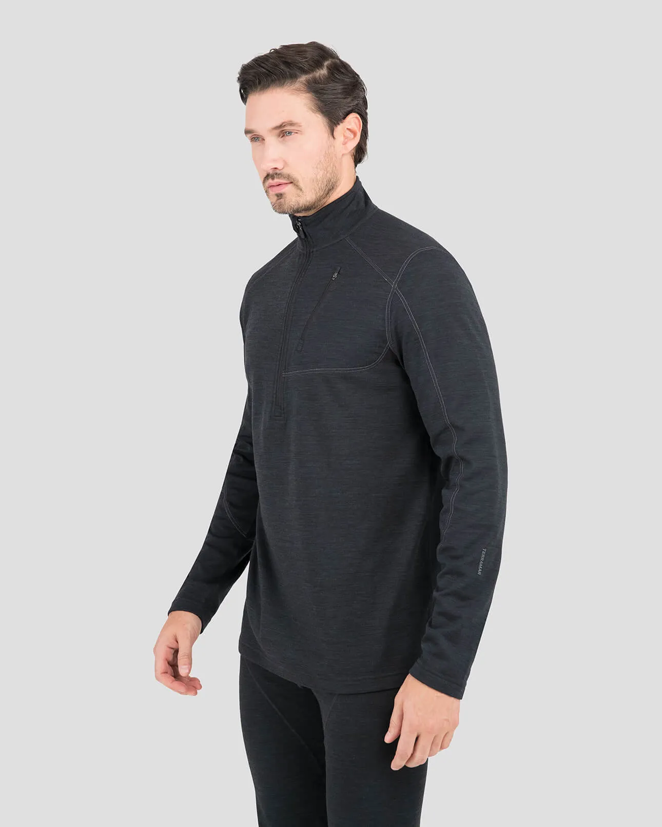 3.0 Men's Thermawool® Heavyweight Half-Zip Thermal Shirt