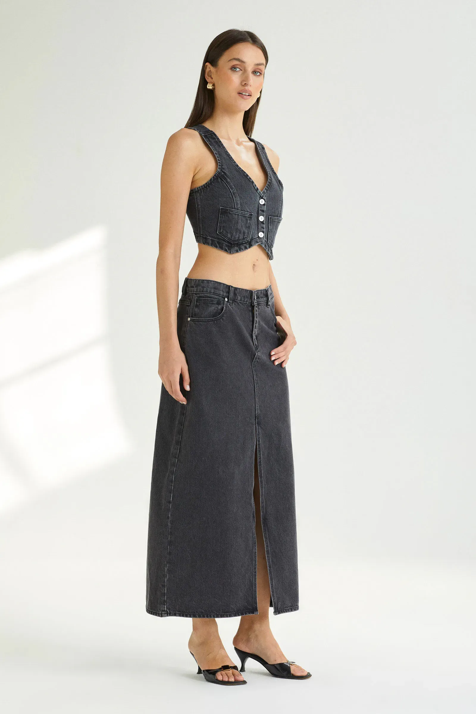 99 Low Maxi Skirt Chloe by Abrand Jeans - FINAL SALE