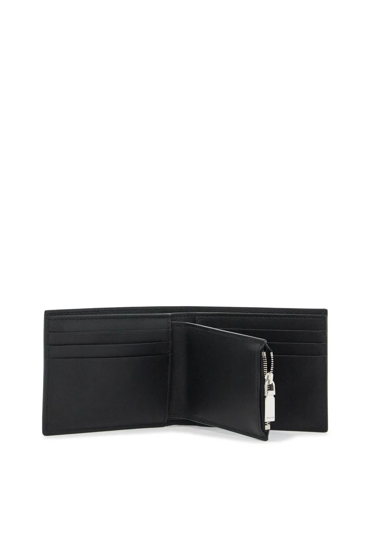 Alexander Mcqueen Leather Bifold Wallet With