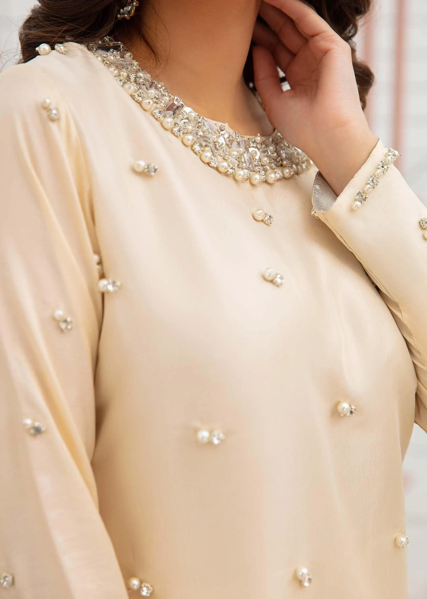 Allure by Ih - PEARL - Katan Silk - Ivory - 3 Piece