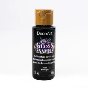 Americana Gloss Enamels Acrylic Paint 59ml - Black