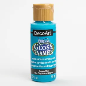 Americana Gloss Enamels Acrylic Paint 59ml - Calypso Blue