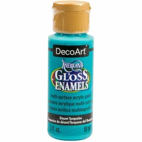 Americana Gloss Enamels Acrylic Paint 59ml - Desert Turquoise