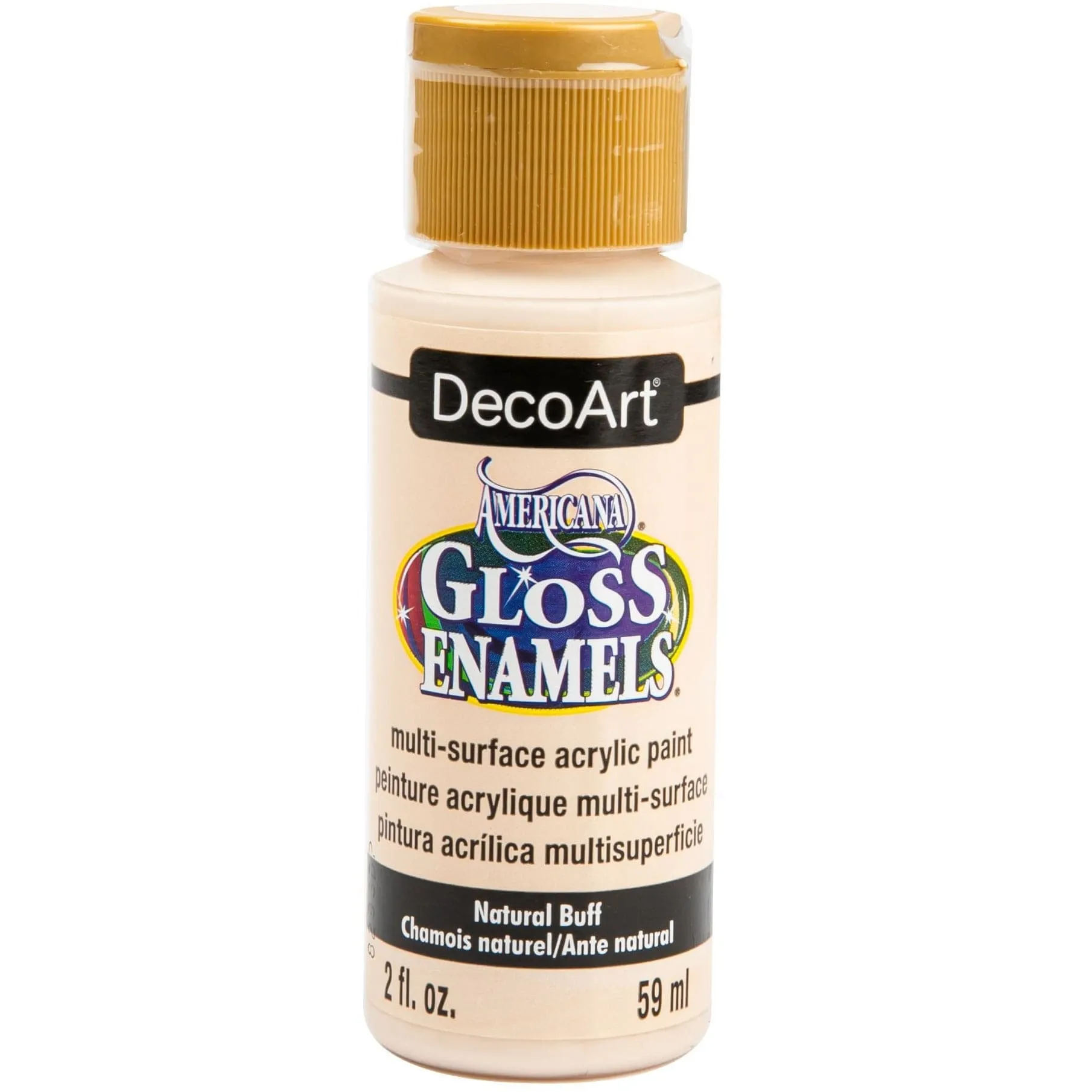 Americana Gloss Enamels Acrylic Paint 59ml - Natural Buff