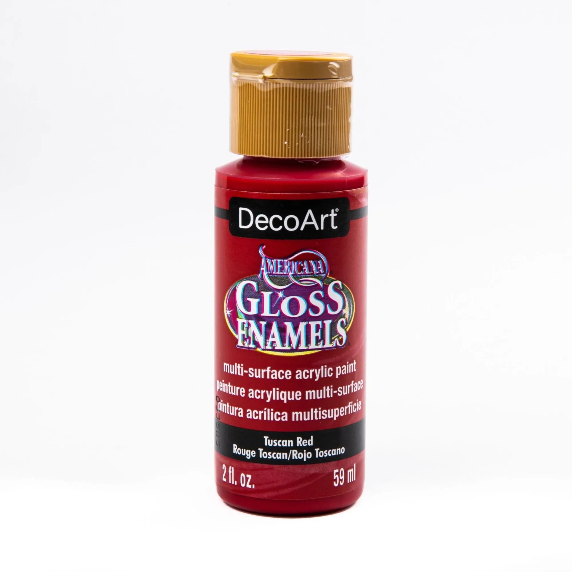 Americana Gloss Enamels Acrylic Paint 59ml - Tuscan Red