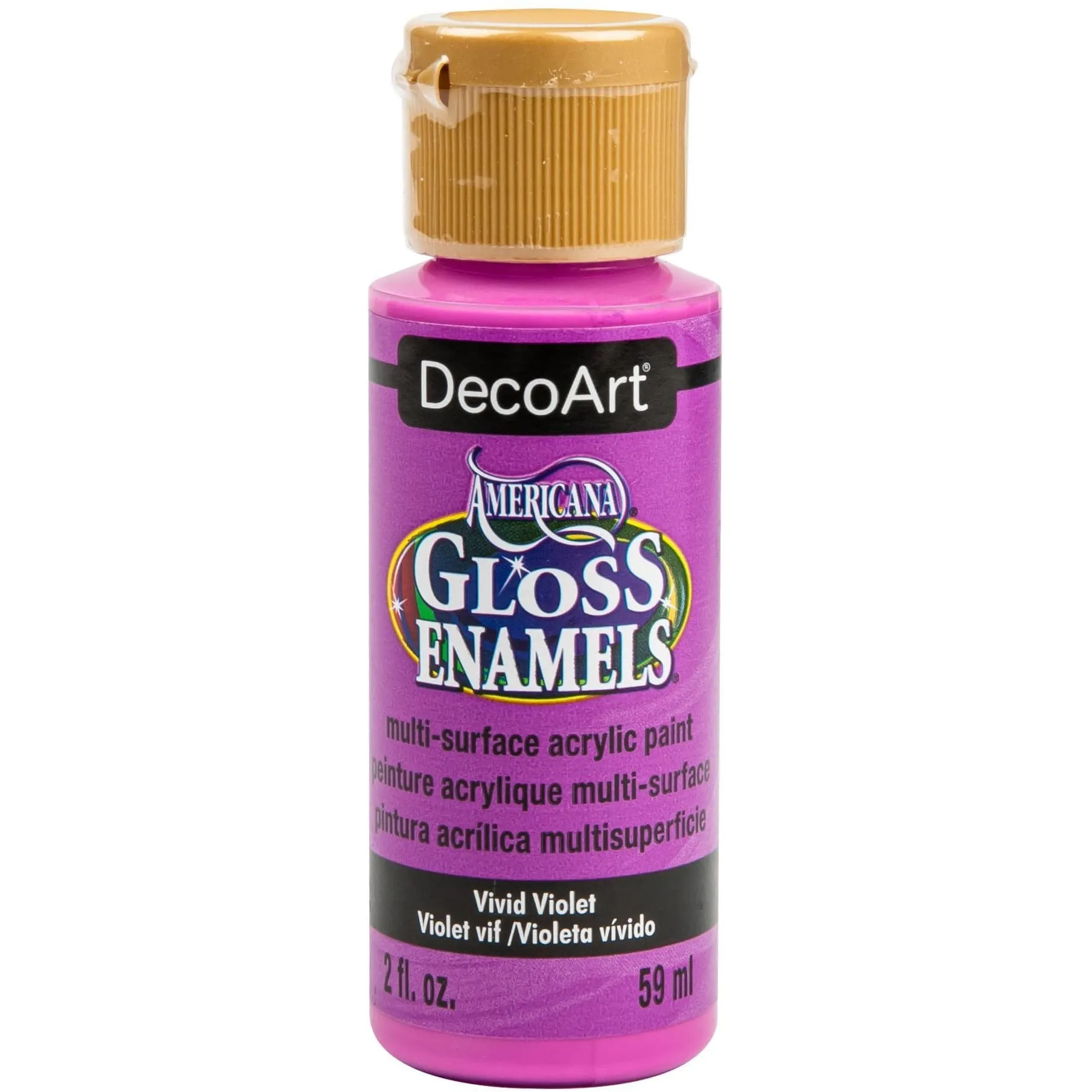 Americana Gloss Enamels Acrylic Paint 59ml - Vivid Violet