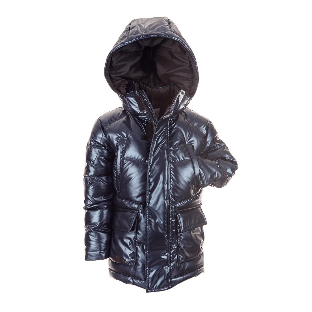 Appaman Navy Steel Summit Puffer Jacket P1064