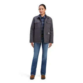 Ariat Rebar DuraCanvas Sherpa Lined Grey Jacket 10041469