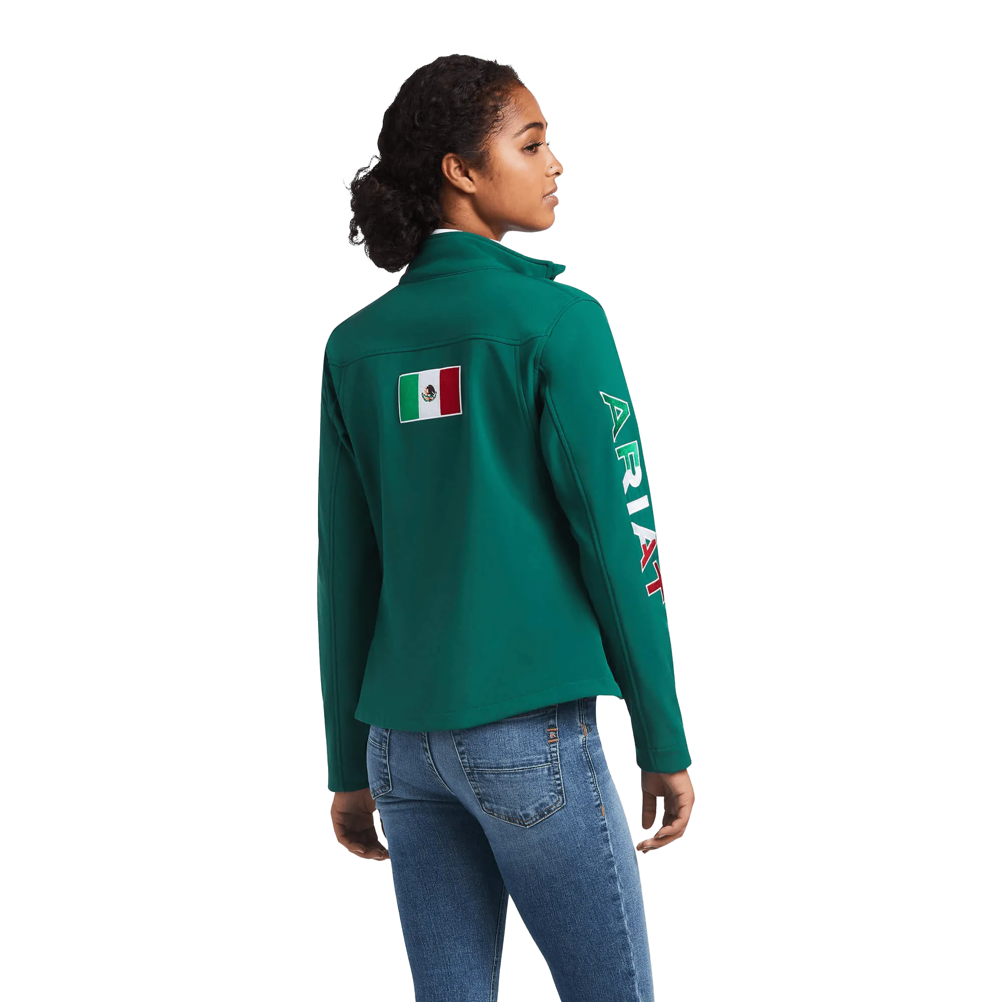 Ariat Women's Mexico Classic Team Softshell Verde Jacket