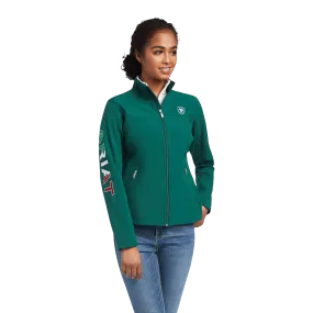 Ariat Women's Mexico Classic Team Softshell Verde Jacket