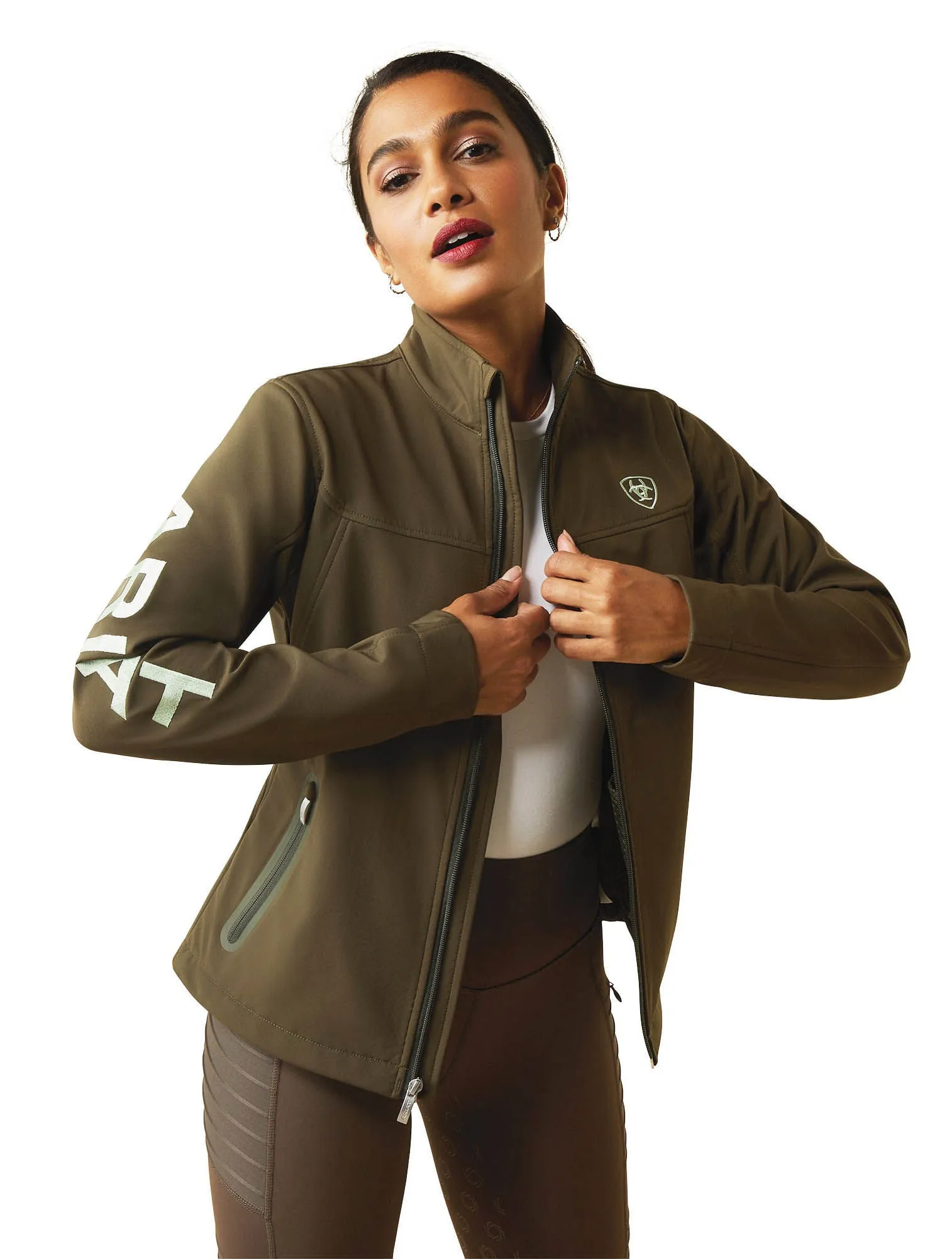 Ariat Women's  Team Softshell Jacket, Relic