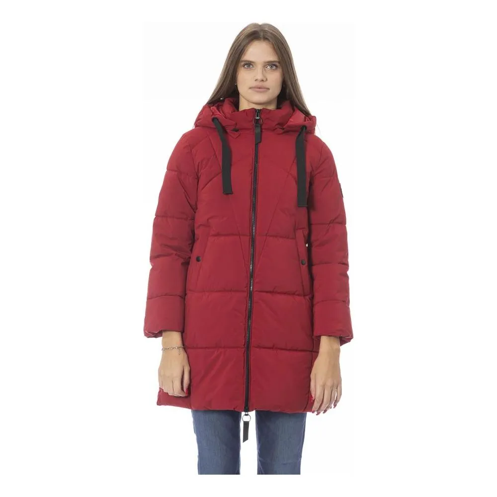 Baldinini Trend Red Polyester Women Jacket