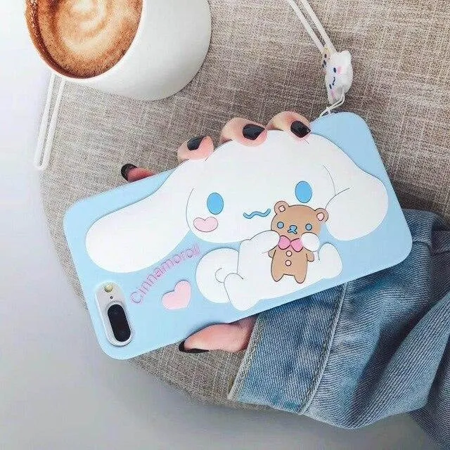 Blue Puppy iPhone Case