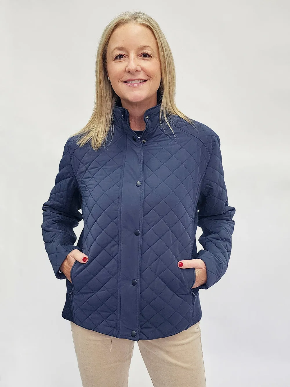 Brighton Puffer Jacket - Navy