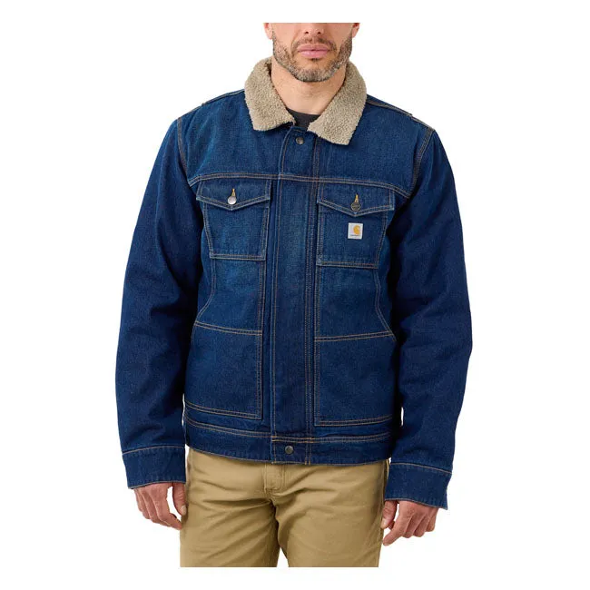 Carhartt Denim Sherpa Lined Jacket