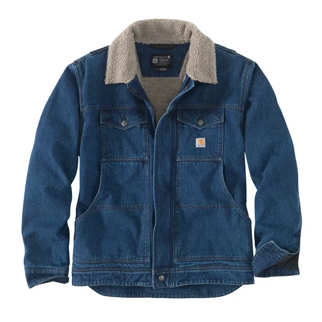 Carhartt Denim Sherpa Lined Jacket