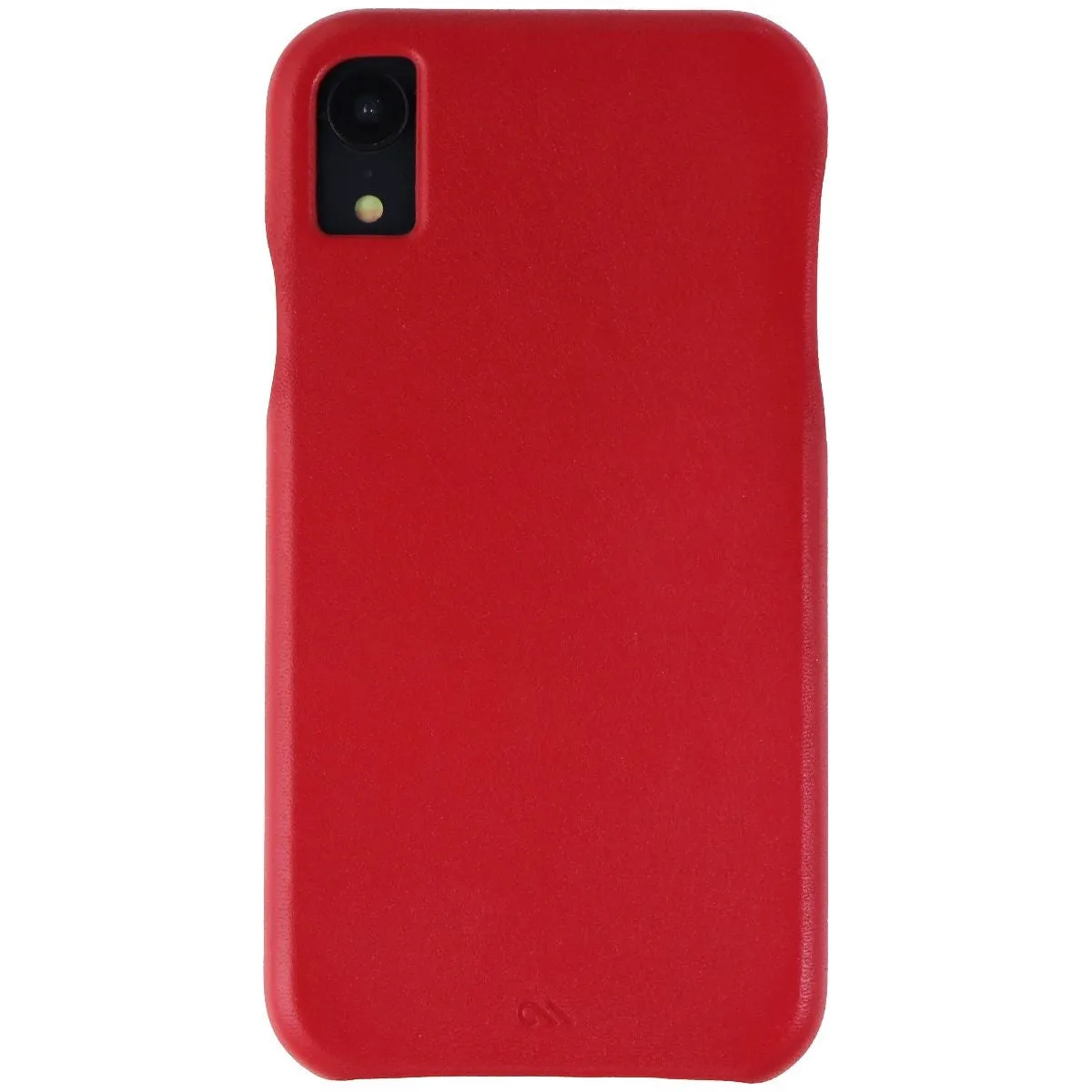 Case-Mate Hardshell Leather Case for Apple iPhone XR - Cardinal Red Leather