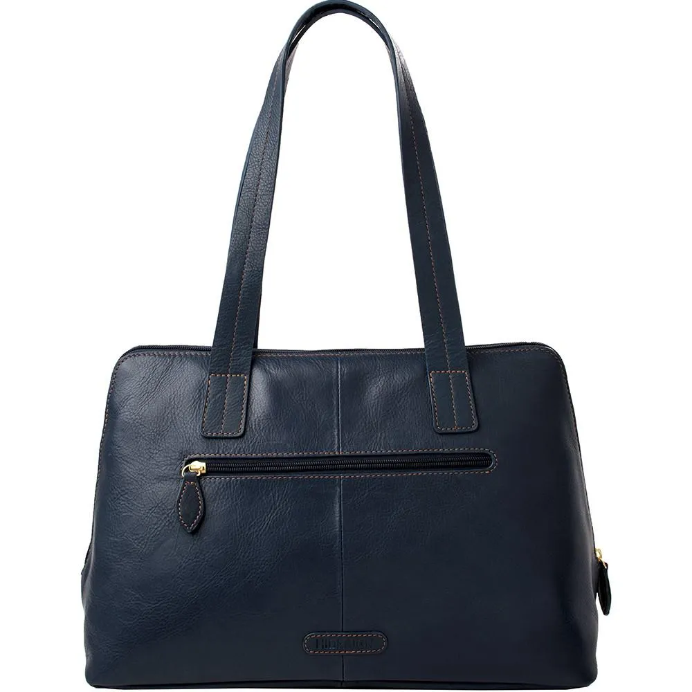 Cerys Large Leather Multi-Compartment Tote