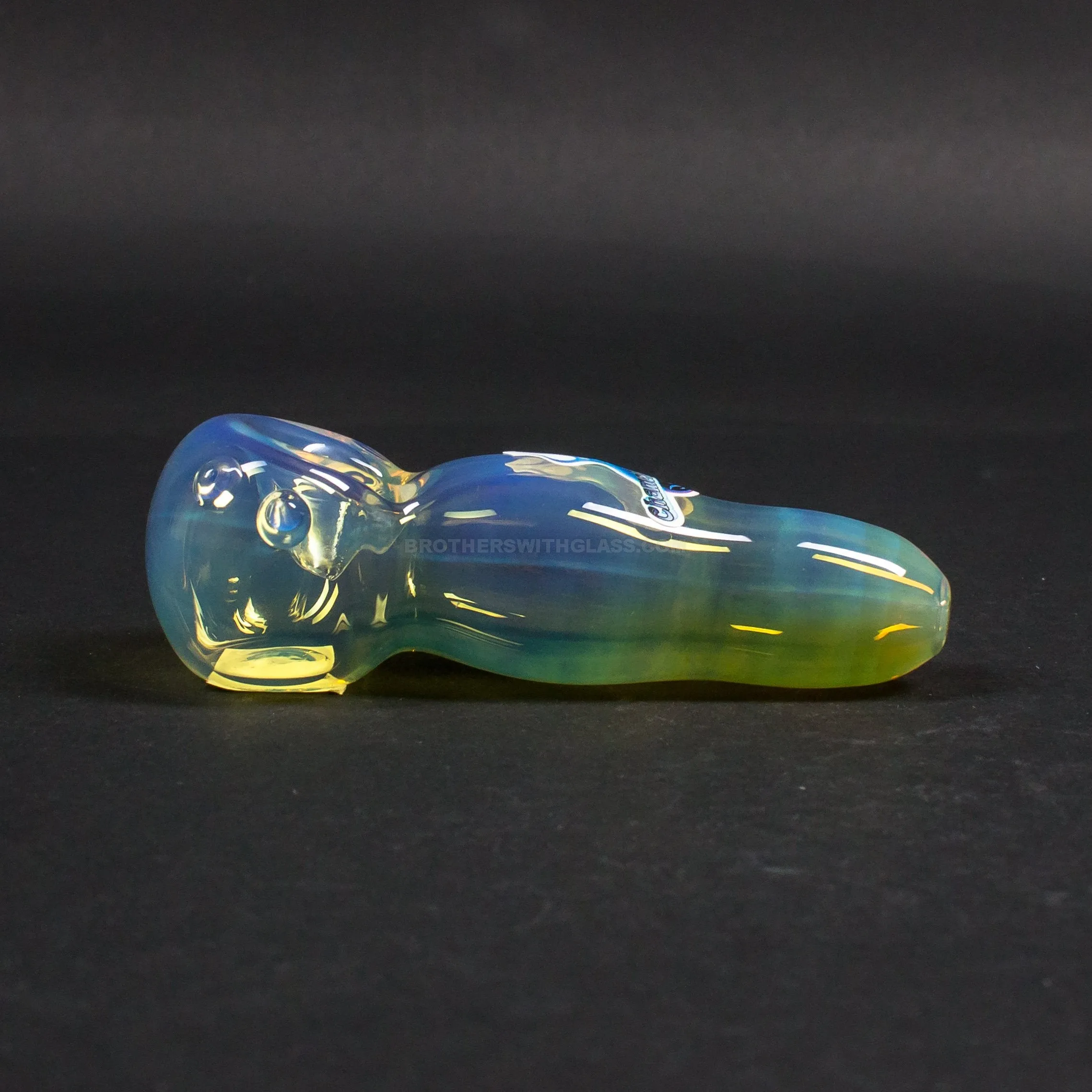 Chameleon Glass Pacifier Puffer Hand Pipe