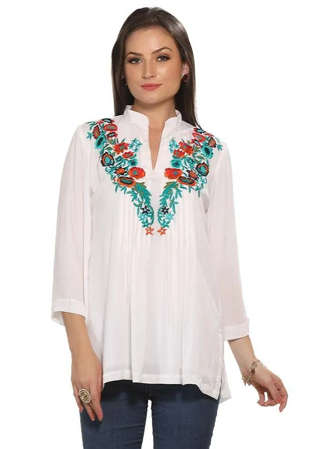 Chiffon Embroidered Kurta