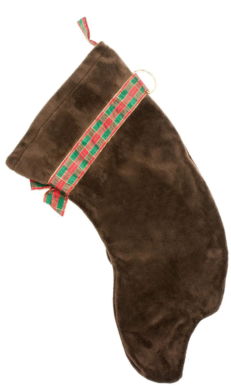 Chocolate Labrador Decorative Dog Christmas Stocking