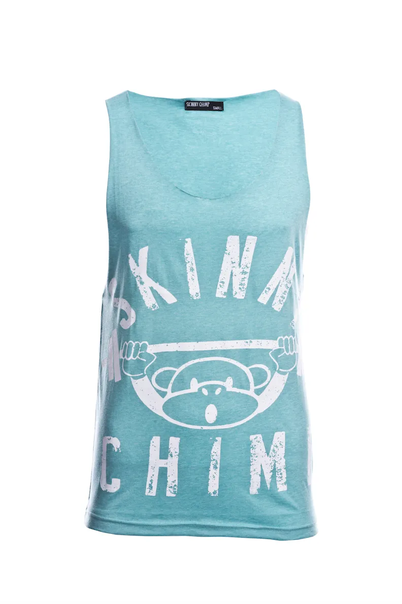 Classic Raw Cut Unisex Gym Vest - Mint