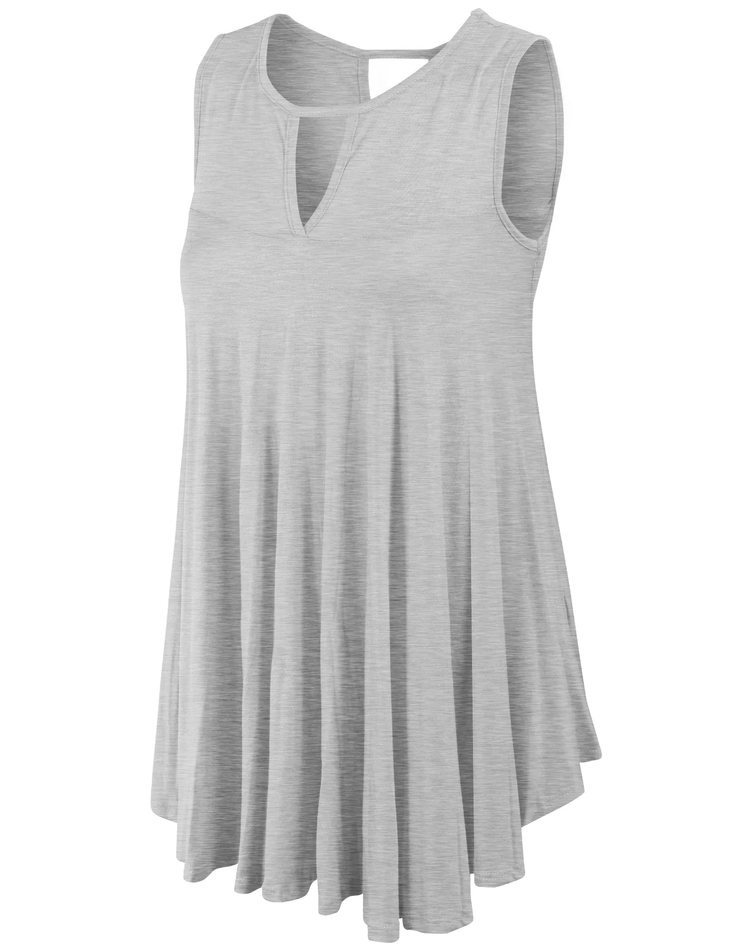 [Clearance] Womens Cross Straps Neck Open back Sexy Tunic