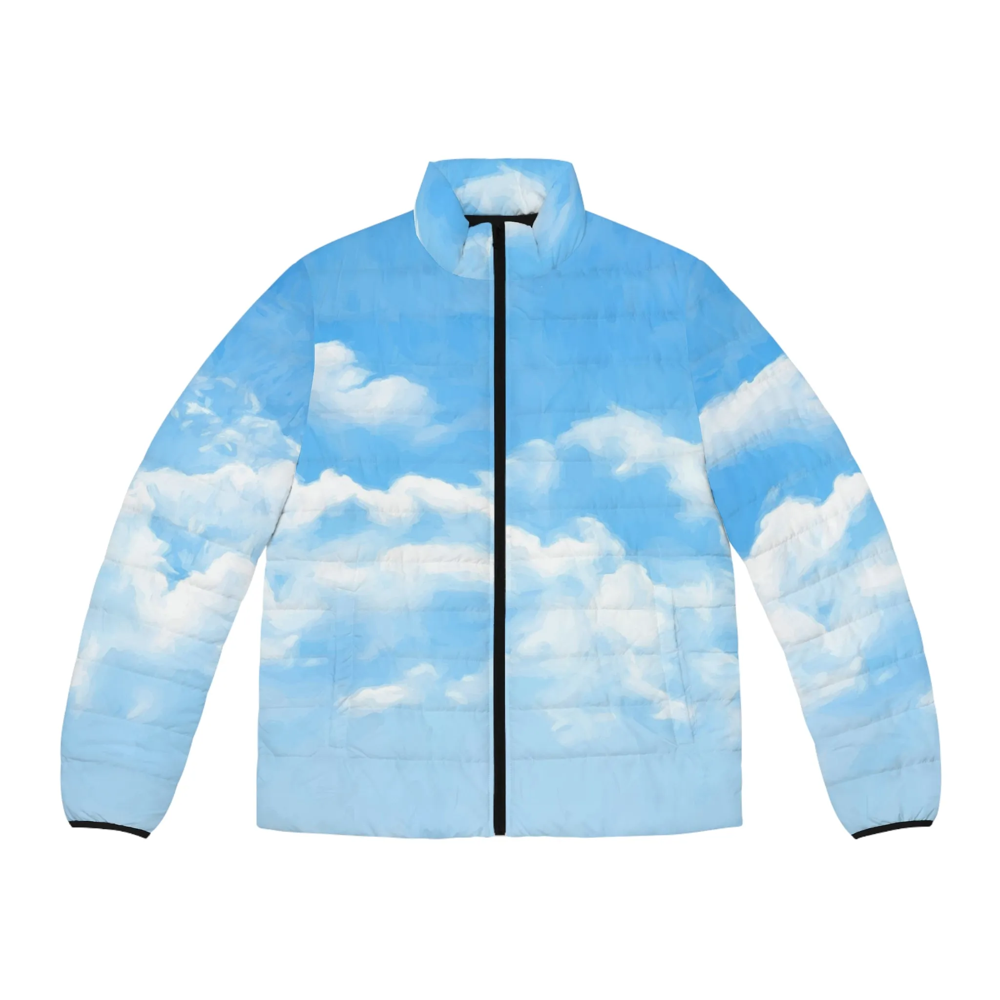 Clouds Aesthetic Men's Puffer Jacket