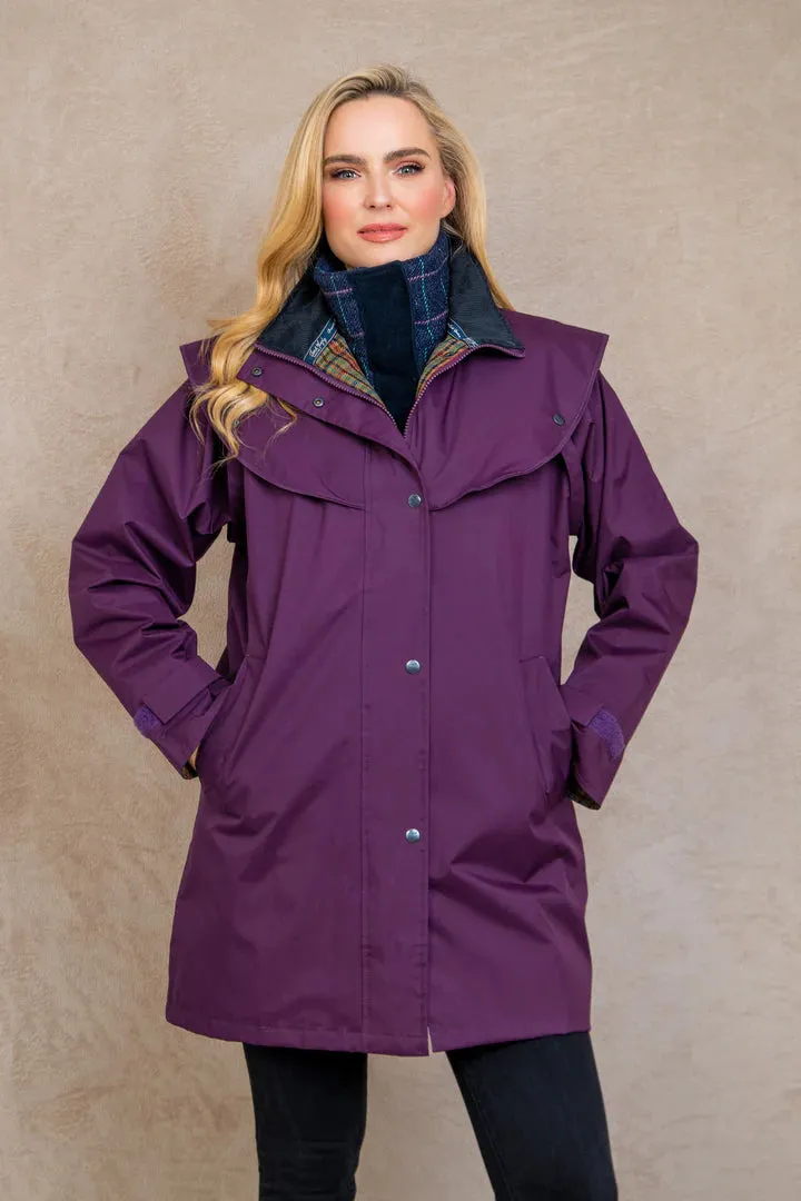 Cotswold Ladies Waterproof Coat - Blackberry