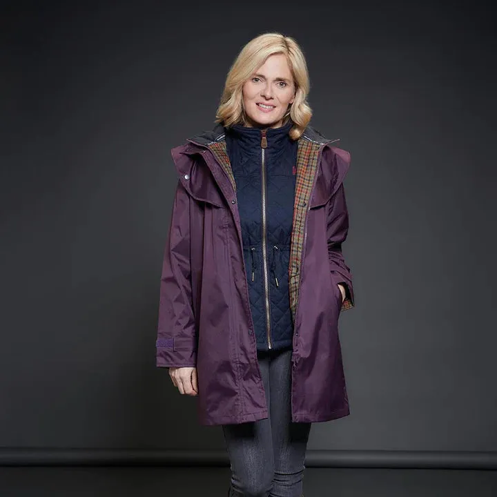 Cotswold Ladies Waterproof Coat - Blackberry