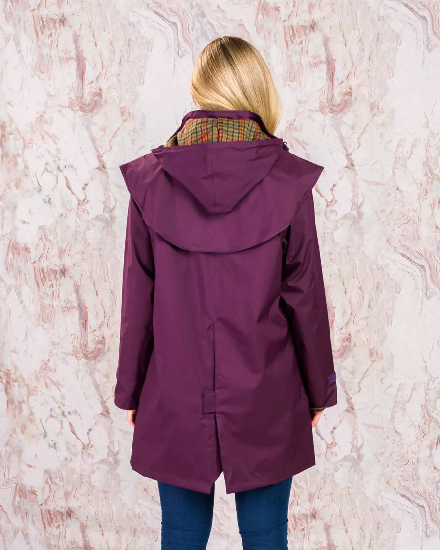 Cotswold Ladies Waterproof Coat - Blackberry