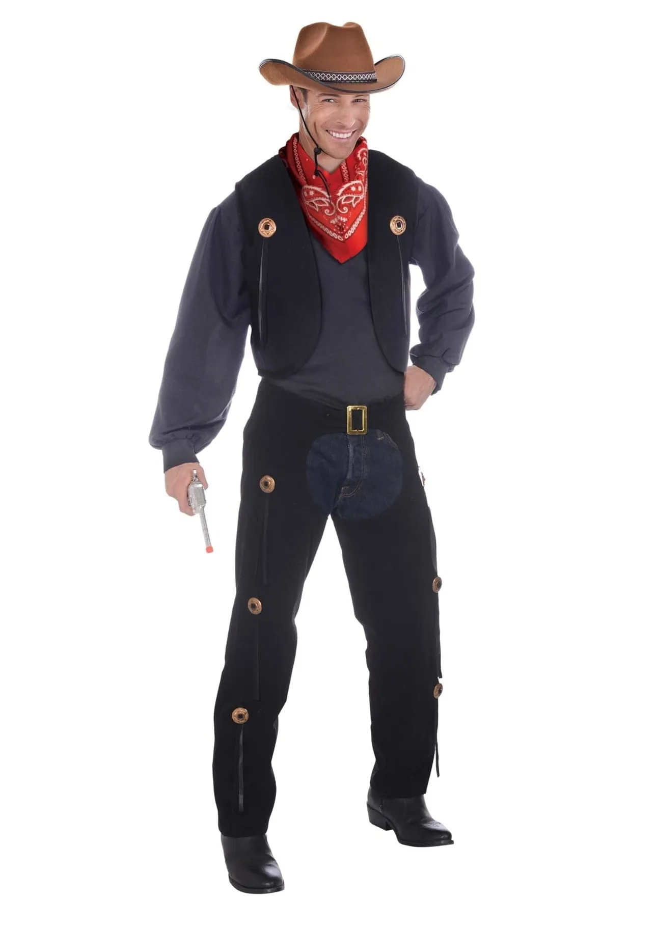 Cowboy Vest and Chaps Set