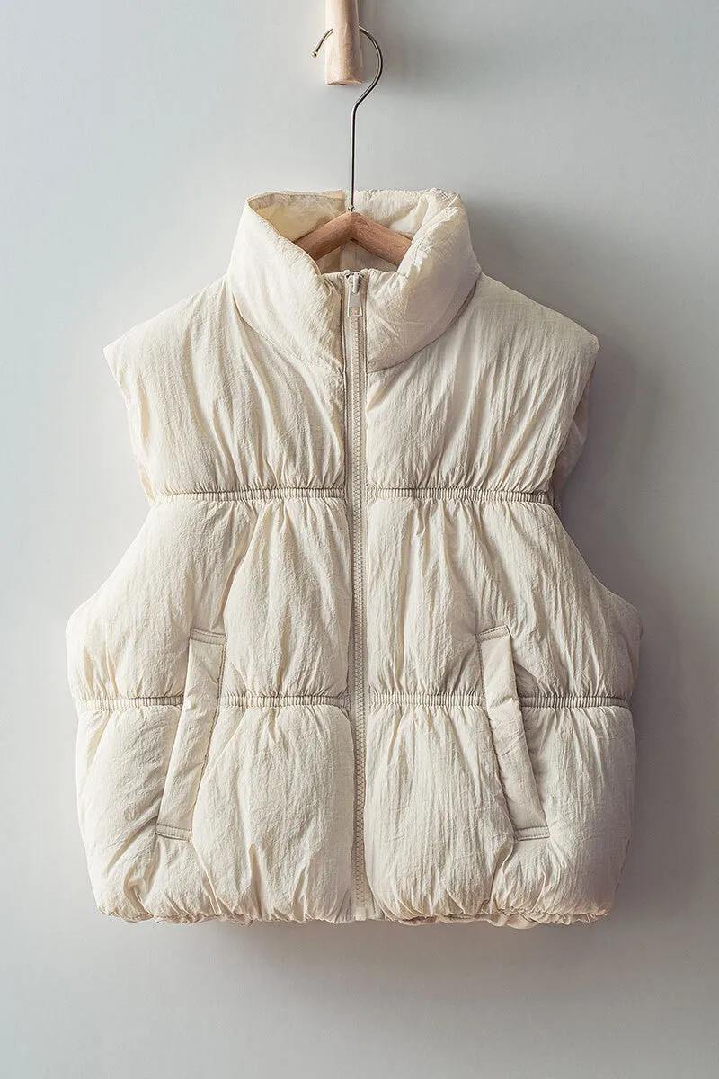 Cream Roxie Puffer