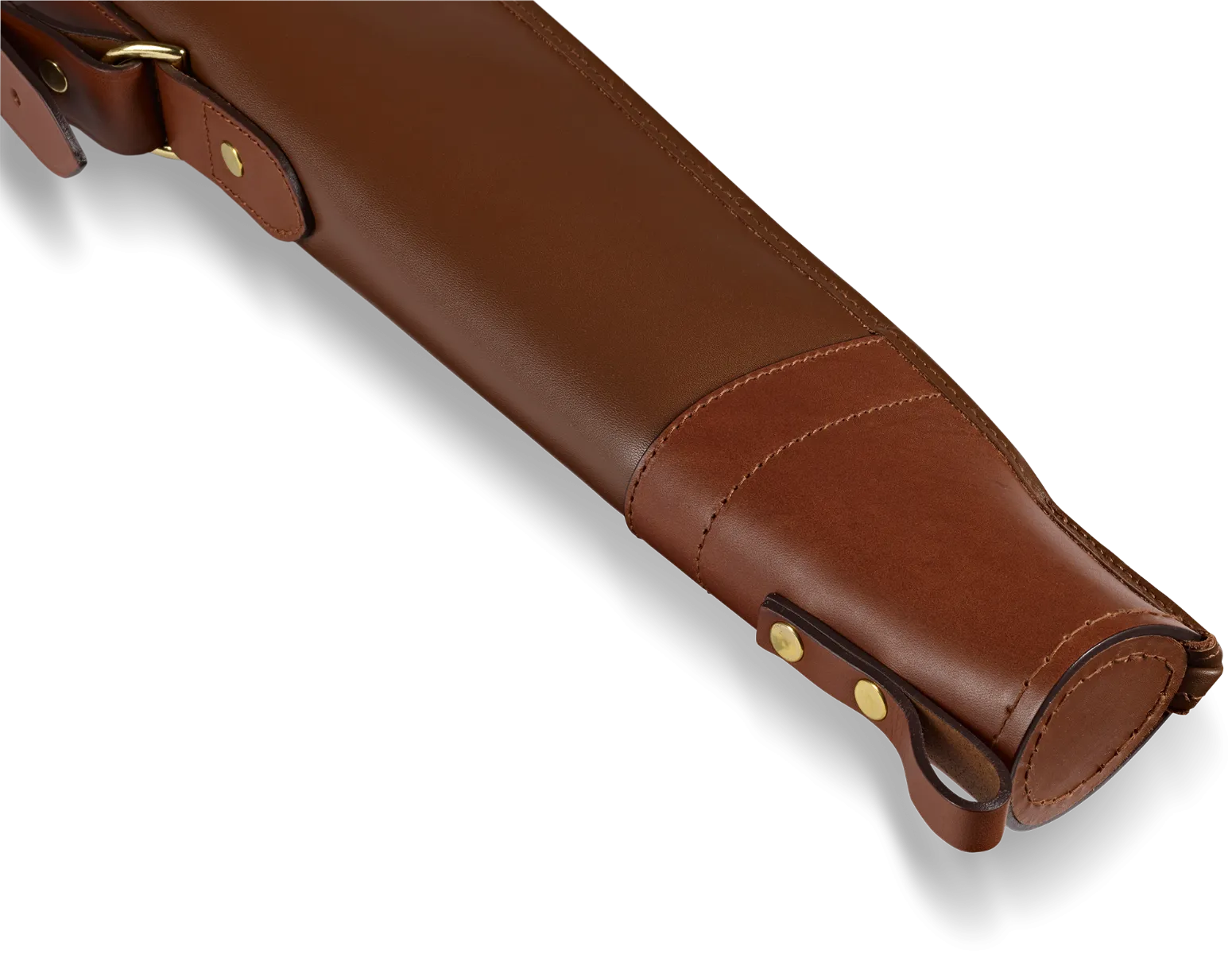 Croots - Byland - Leather Shotgun Slip with Flap, Zip & Carry Handles