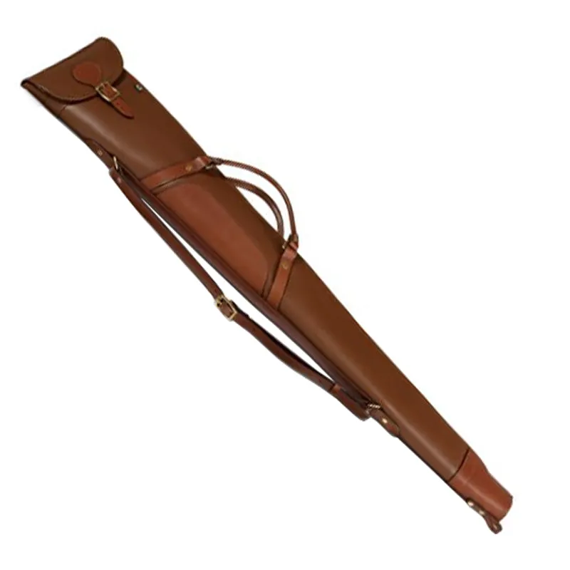 Croots - Byland - Leather Shotgun Slip with Flap, Zip & Carry Handles