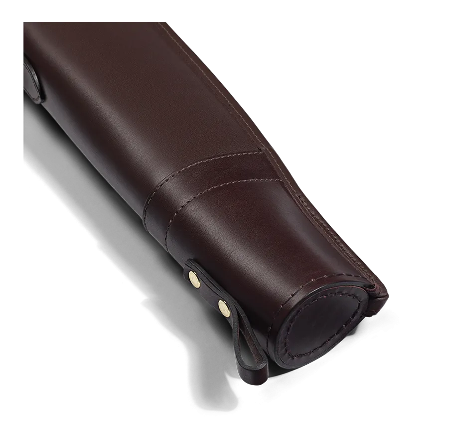 Croots - Byland - Leather Shotgun Slip with Flap, Zip & Carry Handles