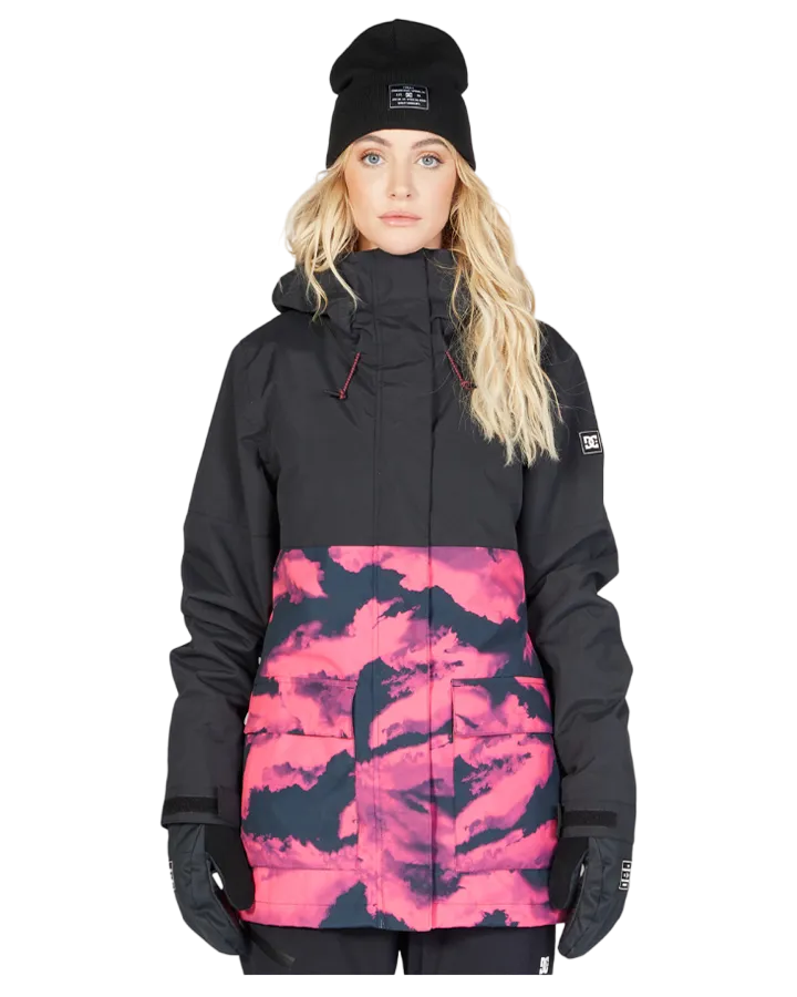 DC Cruiser Womens Snow Jacket - Crazy Pink Clouds - 2023