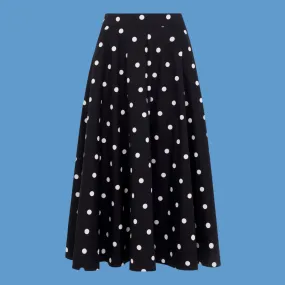 Emily & Fin Sandy Liquorice Spot Skirt - XS