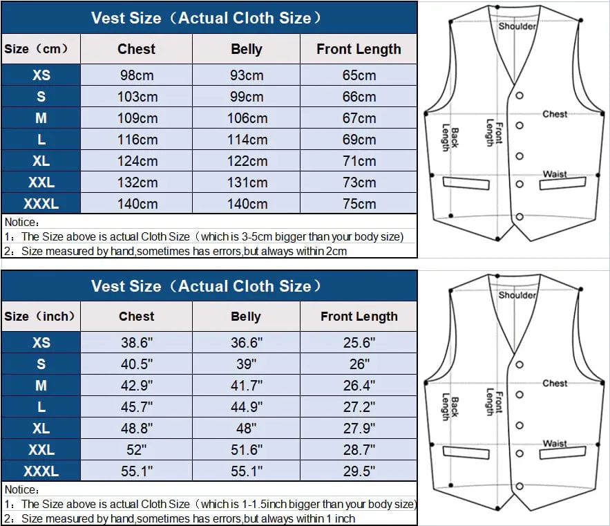 Fashion Men's Suit Vest Herringbone V-Neck Waistcoat