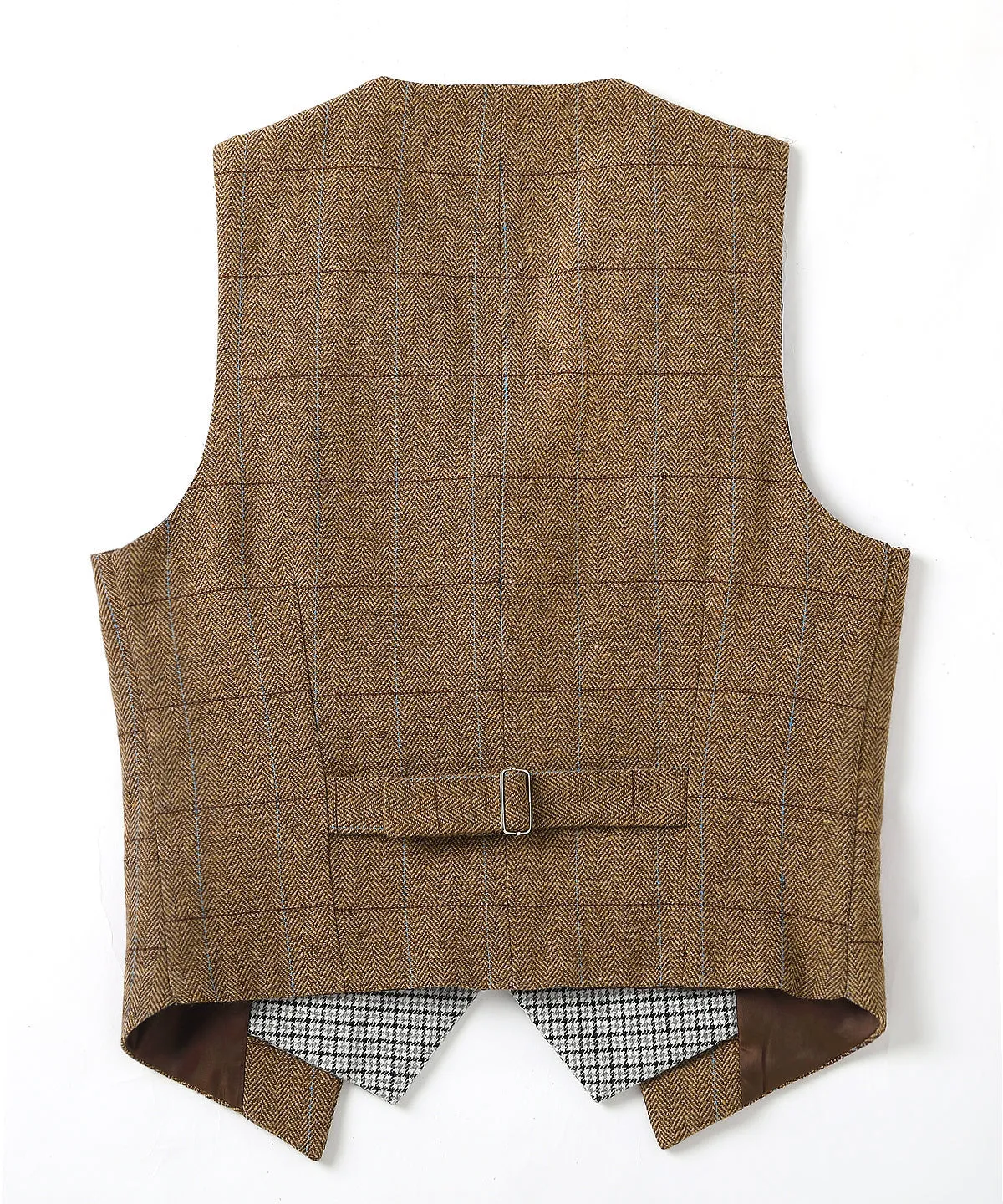 Fashion Men's Suit Vest Herringbone V-Neck Waistcoat