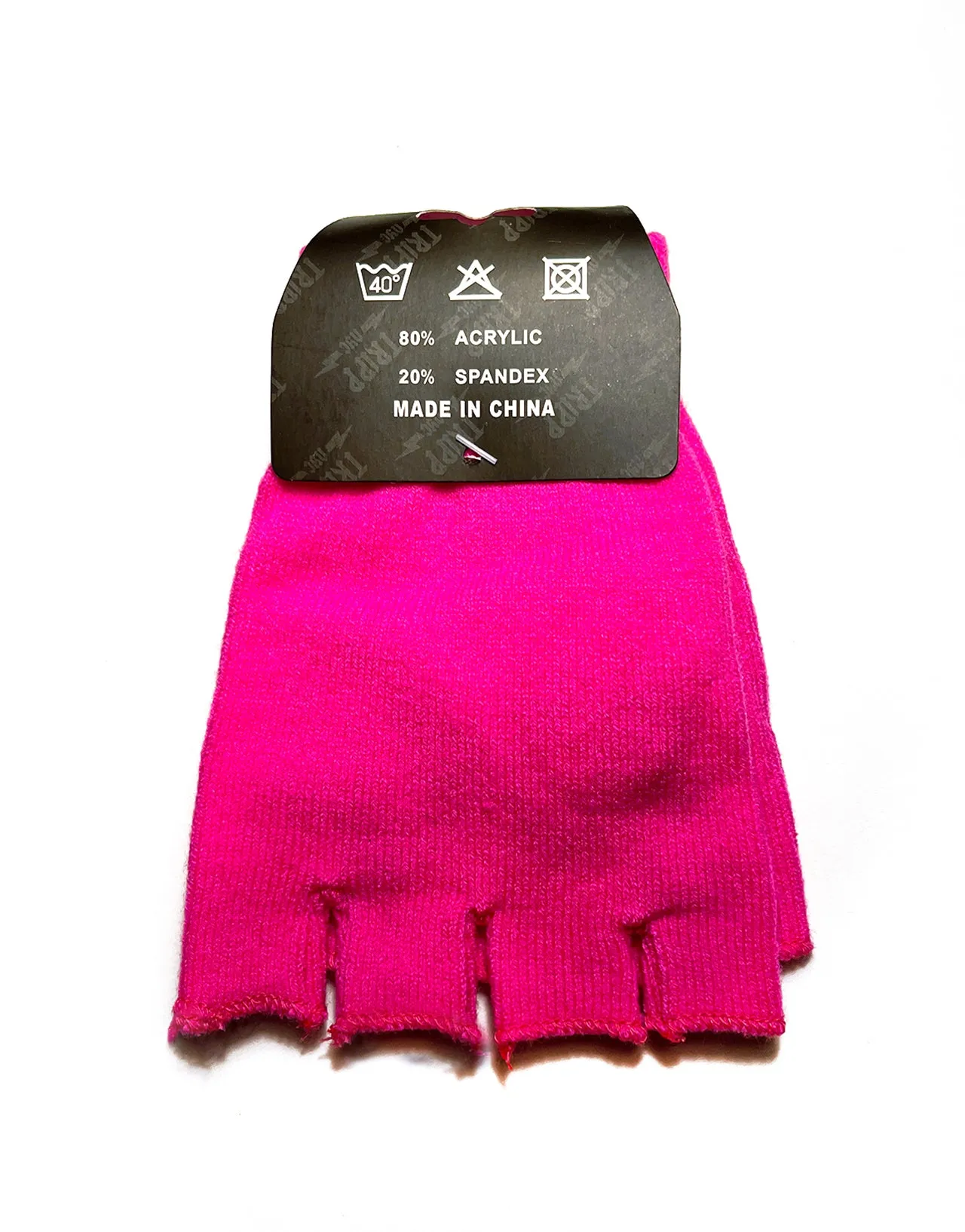 FINGERLESS GLOVES PINK