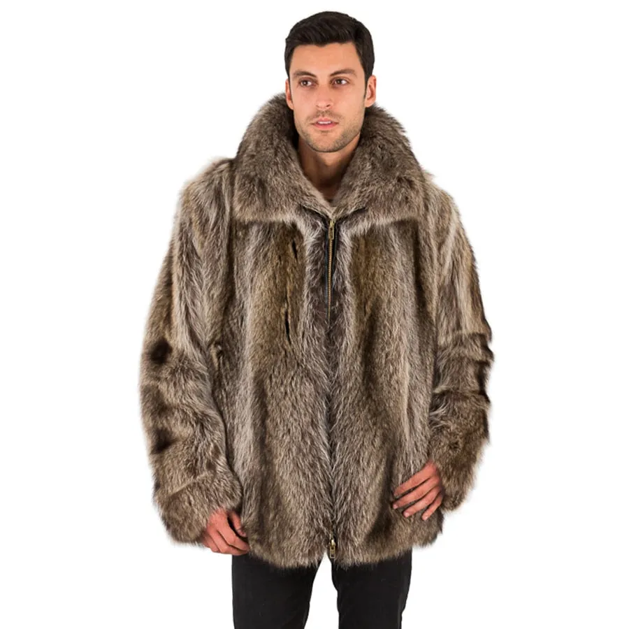 Fox Fur Full Pelt Thick Collar Bombers