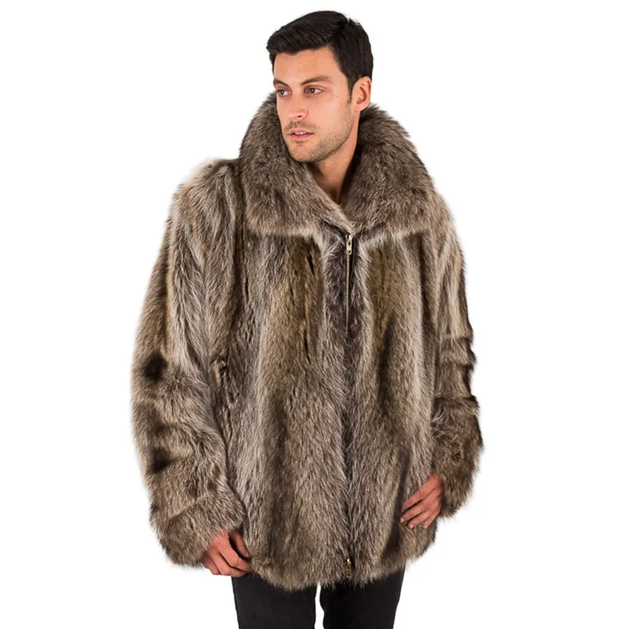 Fox Fur Full Pelt Thick Collar Bombers