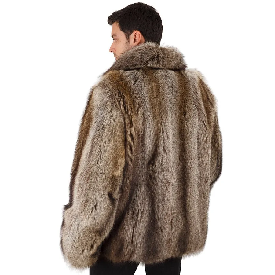 Fox Fur Full Pelt Thick Collar Bombers