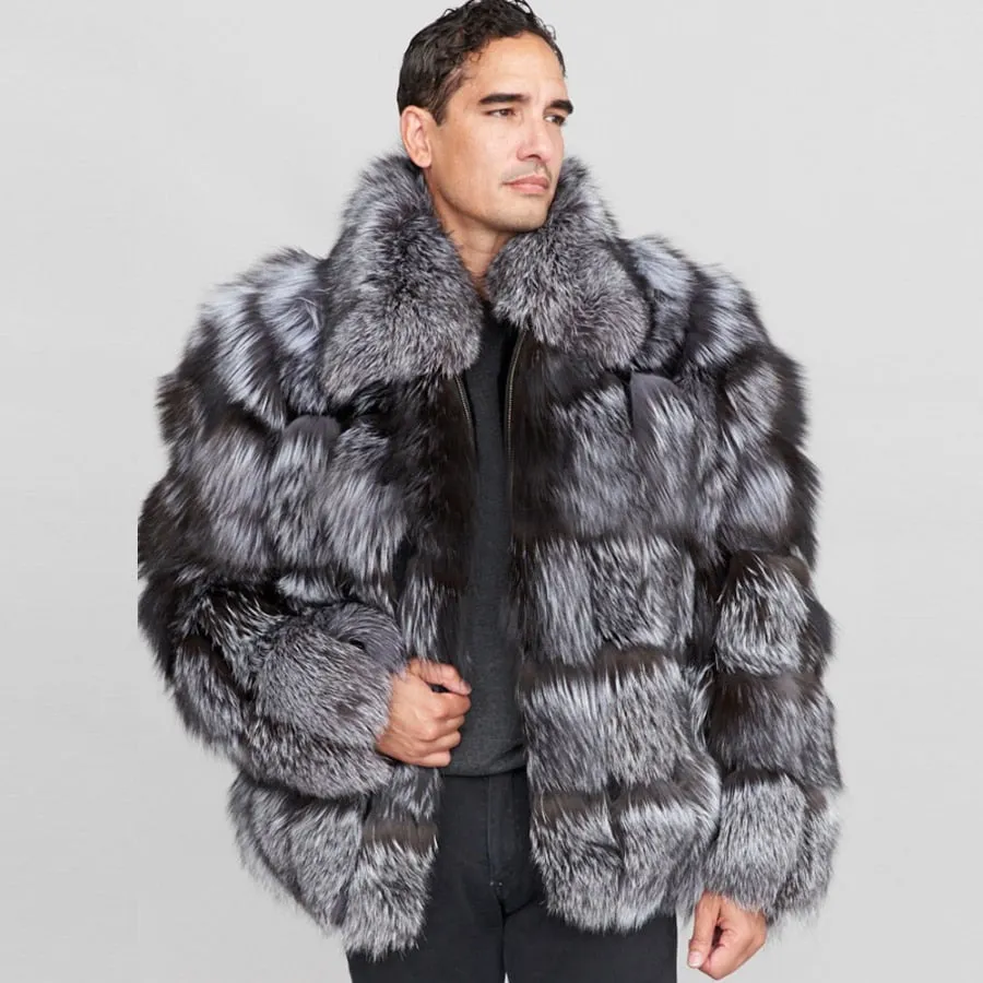 Full Pelt Real Fox Fur Collar Bombers