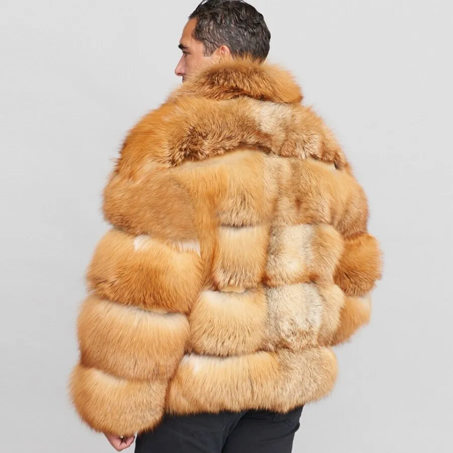 Full Pelt Real Fox Fur Collar Bombers