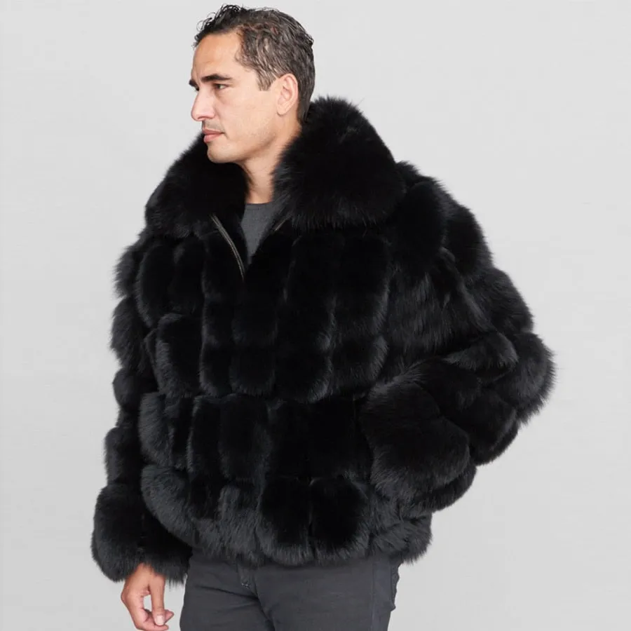 Full Pelt Real Fox Fur Collar Bombers