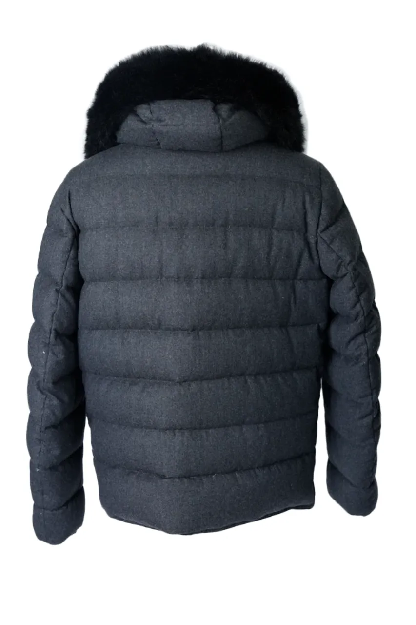 Fur Hood Wool Puffer