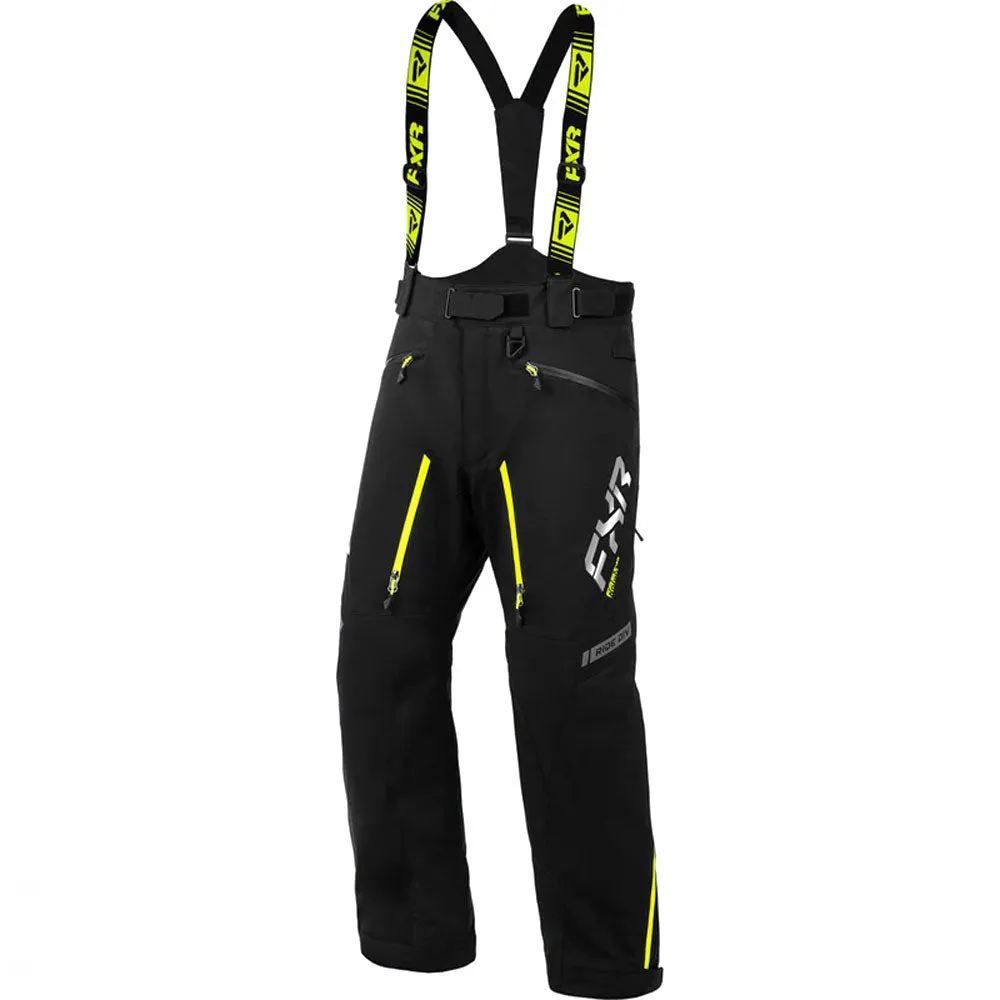 FXR Mission FX Snowmobile Pants Black/Hi-Vis